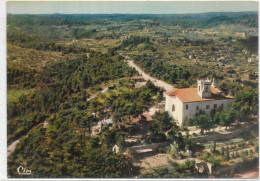 D 83. COTIGNAC. VUE AERIENNE. CARTE ECRITE - Cotignac