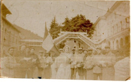 Photo * Militaires Et Marianne Avec Un Drapeau - Flaggen