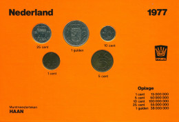 NEERLANDÉS NETHERLANDS 1977 MINT SET 5 Moneda #SET1015.7.E - Nieuwe Sets & Testkits