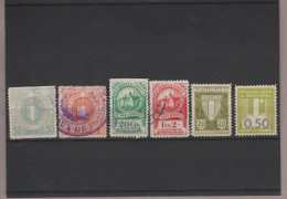 Schweiz Steuermarken Fiskalmarken Kanton Neuchâtel 6 Verschiedene M. - Revenue Stamps