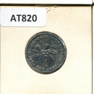 1 CENT 1975 JAMAIKA JAMAICA Münze #AT820.D - Jamaique