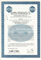 Obligation De 1970 - Suomen Vientiluotto Oy-Finlands Eportkredit AB - Finnish Export Credtit Ltd - - D - F