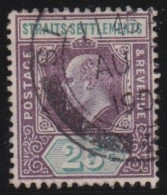 Straits Settlements        .   SG    .   133 (2 Scans)     .     O      .    Cancelled - Straits Settlements