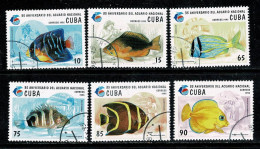 Cuba 1995 - Yv 3431/36, Mi 3811/16 Vissen, Poissons, Fishes - Oblitérés