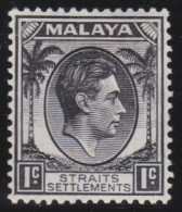 Straits Settlements        .   SG    .   278   .     *      .   Mint-hinged - Straits Settlements