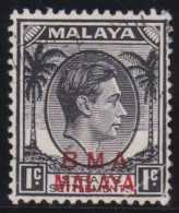 BMA Malaya       .   SG    .   1 B  (2 Scans    .      O        .      Cancelled - Malaya (British Military Administration)