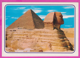 291035 / Egypt  - Giza - Archaeology The Great Sphinx And Keops Pyramids PC Egypte Agypten Egitto Egipto - Piramiden