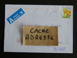 LETTRE BELGIQUE BELGIEN BELGIE AVEC YT 3212 - TULIPE FLORE FLEUR FLOWER BLUME TARIF EUROPE - Briefe U. Dokumente