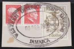 Jamaica   .   SG    .   3 Stamps On Paper       .   O    .     Cancelled - Jamaïque (...-1961)