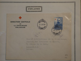 \+\ RED CROSS FINLANDE  BELLE LETTRE  RR 1952 CROIX ROUGE HELSINSKI  A GENEVE SUISSE   +AFF.PLAISANT+ - Lettres & Documents