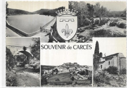 D 83. CARCES. SOUVENIR  CARTE ECRITE - Carces