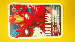 CARTE MARVEL PARS EN MISSION E.LECLERC " IRON MAN" N°002 - Marvel