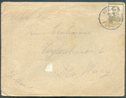 N°124 - 20 Centimes PELLENS Obl. Sc VEURNE FURNES Sur Lettre Du 13-IV-1915 Vers Den Haag (Pays-Bas) - 20958 - Zona No Ocupada