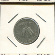 1 SHILLING 1964 MALAWI Coin #AS319.U - Malawi