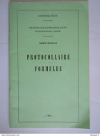 Boekje 1968 Protocolaire Formulieren Dienst Van Het Protocol Ministerie Van Buitenlandse Zaken En Buitenlandse Handel - Praktisch