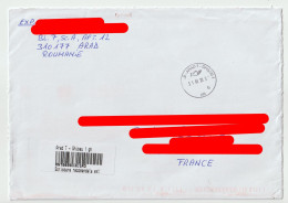 6559 Lettre Cover ROUMANIE ROMANIA Recommandé Registered Code Barre Ghiseu Arad Recomandata - Marcofilie