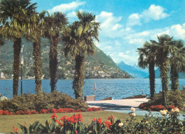 Postcard Switzerland Lugano Lake Canton Ticino 1976 - St. Anton