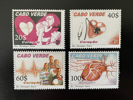 Cape Verde Cabo Verde 2011 Mi. 992 - 995 Coraçao Heart Herz Coeur - Cap Vert