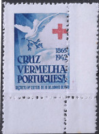 ERRO VARIEDADE ERROR VARIETY 1942 PORTUGAL RED CROSS Denteados Deslocado PERFORATION SHIFT  MNH** - Nuovi