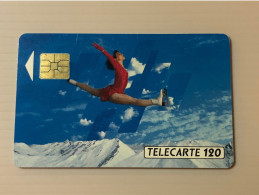 France Telecom Chip Telecarte Phonecard - Girl Skating - Set Of 1 Used Card - Autres & Non Classés