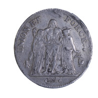 Consulat-Union Et Force 5 Francs An 10 (1802) Paris - 5 Francs