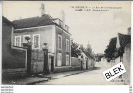 89 . Yonne .  Villeblevin : La Rue Des Colonies Scolaires . - Villeblevin