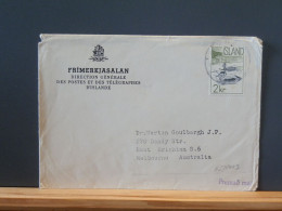 65/541J  LETTRE ISLANDE POUR MELBOURNE - Lettres & Documents