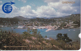 TARJETA DE GRENADA DE UN PAISAJE - CIUDAD (1CGRB) - Grenada