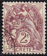 FRANKREICH FRANCE [Kreta] MiNr 0002 ( O/used ) - Used Stamps