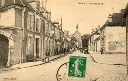 - FLOGNY (89) -  La Grande Rue  (animée)  -25360- - Flogny La Chapelle