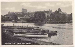 ANGLETERRE - WINDSOR CASTLE -from River Thames  - CP Genre Photo - Windsor Castle