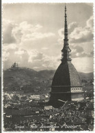 H3892 Torino - Mole Antonelliana E Superga - Panorama / Viaggiata 1952 - Mole Antonelliana