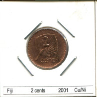 2 CENTS 2001 FIJI Moneda #AS412.E - Fidschi
