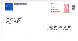 PAP Rep Marianne Engagée Fondation De France   N° 338879 (PAP271) - PAP : Antwoord /Marianne L'Engagée