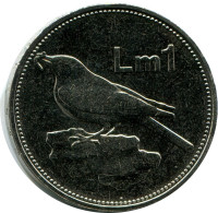 1 LIRA 1992 MALTA Münze #AZ309.D - Malta