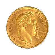 Second Empire - 100 Francs Napoléon III, Tête Laurée 1869 Paris - 100 Francs (goud)