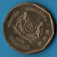 SINGAPORE 1 DOLLAR 2006 KM# 103 SINGAPURA - Singapore