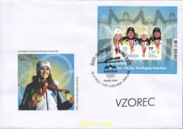 675985 MNH ESLOVENIA 2022 24 JUEGOS OLÍMPICOS DE INVIERNO, BEIJING 2022) - ATLETAS OLÍMPICOS DE ORO - Hiver 2022 : Pékin