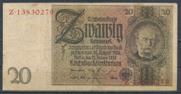 °°° GERMANY - 20 REICHSMARK 1929 SERIE Z °°° - 20 Mark