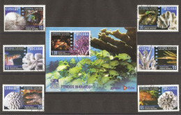 Cuba 2011 - Fonds Marins - YT5000/5 +  BF285° - Corail, Coraux - Punta Frances Colony  - Isla De La Juventud - Used Stamps