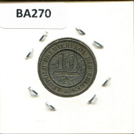 10 CENTIMES 1864 FRENCH Text BÉLGICA BELGIUM Moneda #BA270.E - 10 Cents