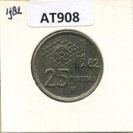 25 PESETAS 1980 ESPAGNE SPAIN Pièce #AT908.F - 25 Pesetas