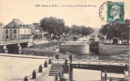 FRANCE - 35 - Redon - Le Canal Et Le Pont St-Nicolas - Carte Postale Ancienne - Redon