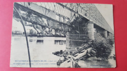 . La Catastrophe Aux Pont De Cé, 1907 ,  Une Heure Apres L'accident - Les Ponts De Ce