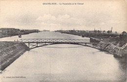 FRANCE - 59 - Gravelines - La Passerelle Et Le Chenal - Carte Postale Ancienne - Gravelines