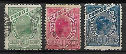 BRESIL   -   1900 .  Y&T N° 116 à 118 Oblitérés - Used Stamps