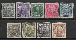 BRESIL   -   1906/15  .  LOT Entre   Y&T N° 128 Et 146 Oblitérés - Used Stamps