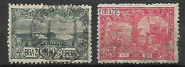 BRESIL   -   1915  .  Y&T N° 147 / 148  Oblitérés - Used Stamps