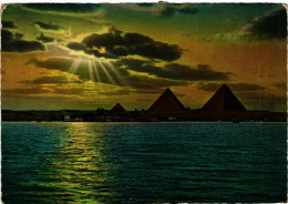 CPM Sunset Near Pyramids EGYPT (852782) - Piramiden