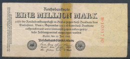 °°° GERMANY REICHSBANKNOTE EINE MILLION MARK 1923 °°° - 1 Million Mark